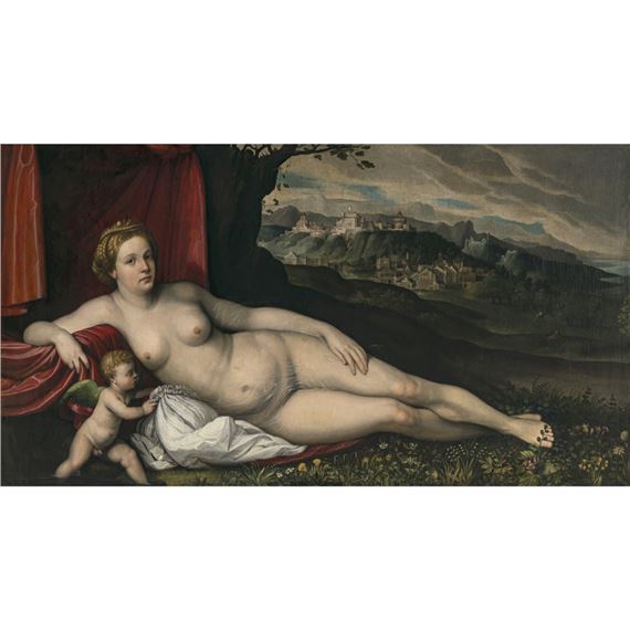 Venus and Cupid by Jacopo Palma il Vecchio, um 1480