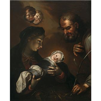 Rest on the Flight into Egypt - Bartholomeus Spranger