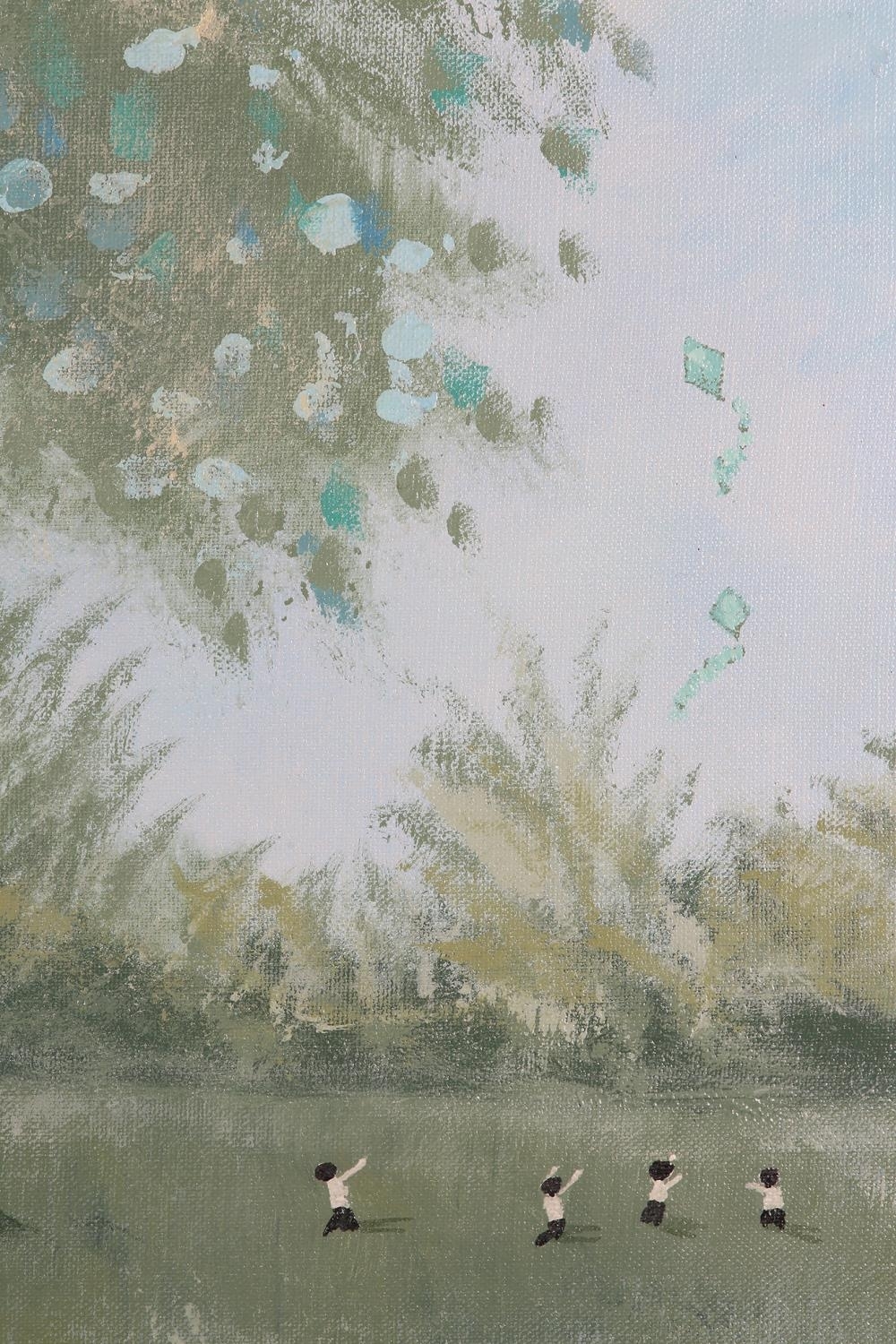 Stephen Kaye | Avenue of trees beside the Seine | MutualArt