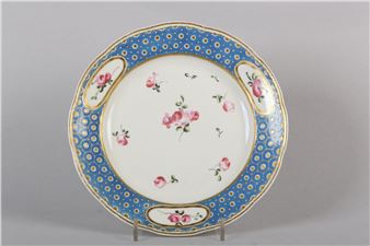 DERBY PORCELAIN PLATE - Edward Withers