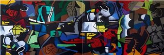 Dia al-Azzawi: False Witnesses - Saleh Barakat Gallery 