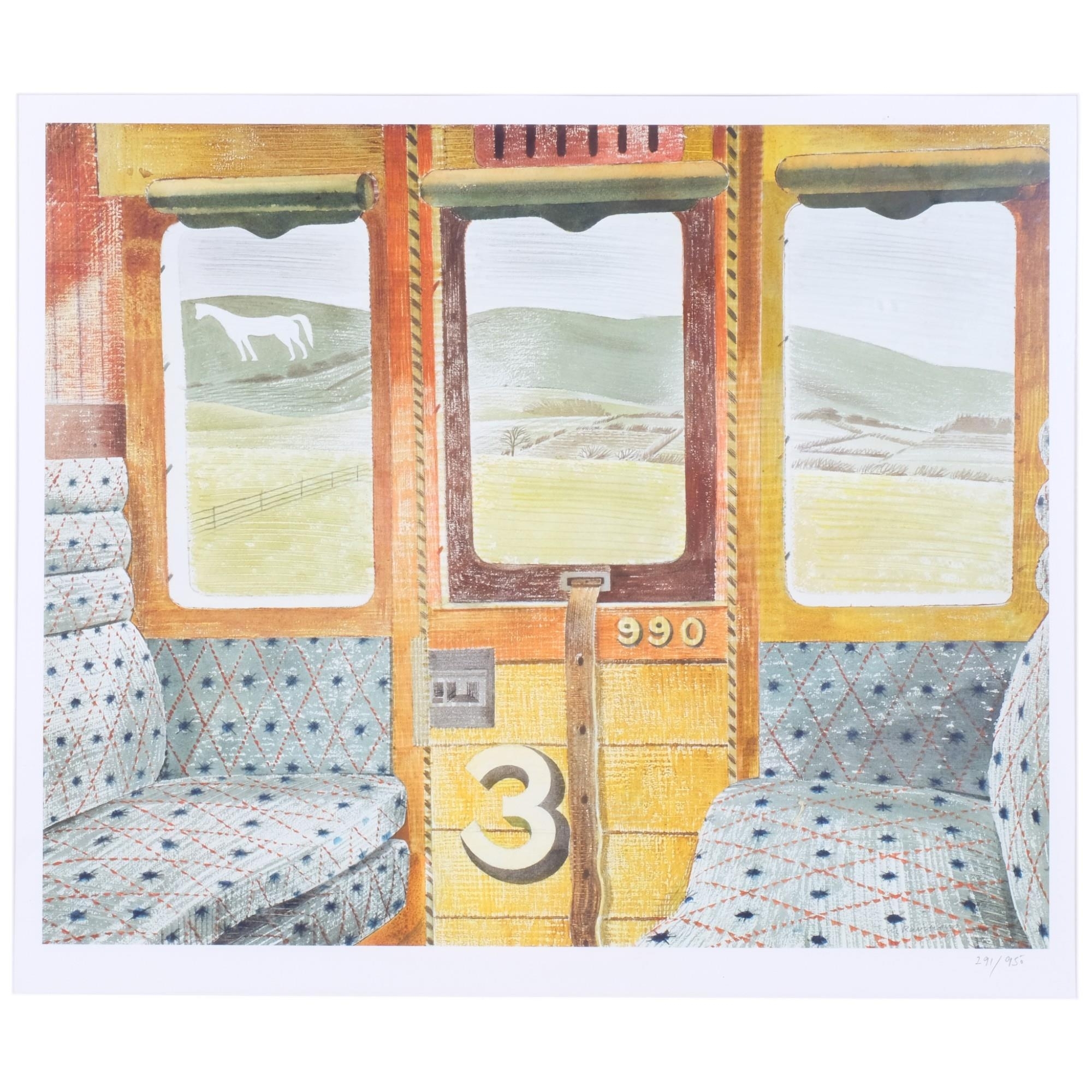 Eric Ravilious | Train Landscape | MutualArt