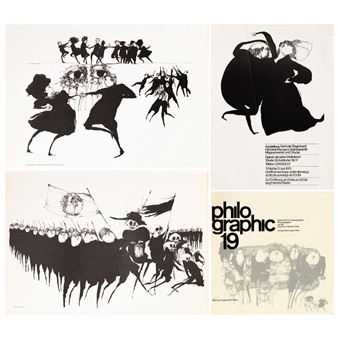 Mappenwerk mit 9 Lithografien auf Papier - Gertrude Degenhardt