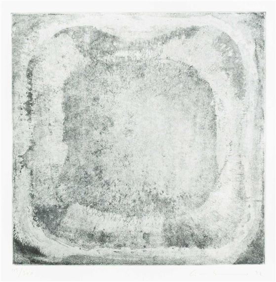 Ohne Titel (Kissen - Gotthard Graubner