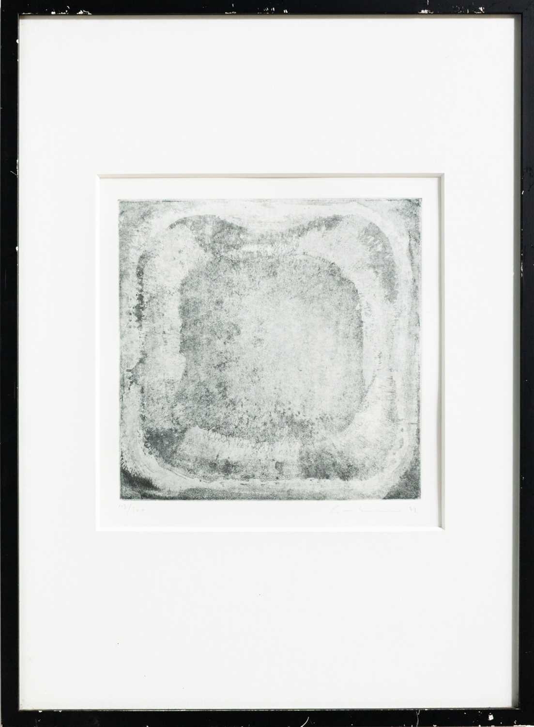 Artwork by Gotthard Graubner, Ohne Titel (Kissen, Made of Aquatinta-Radierung Auf Velin