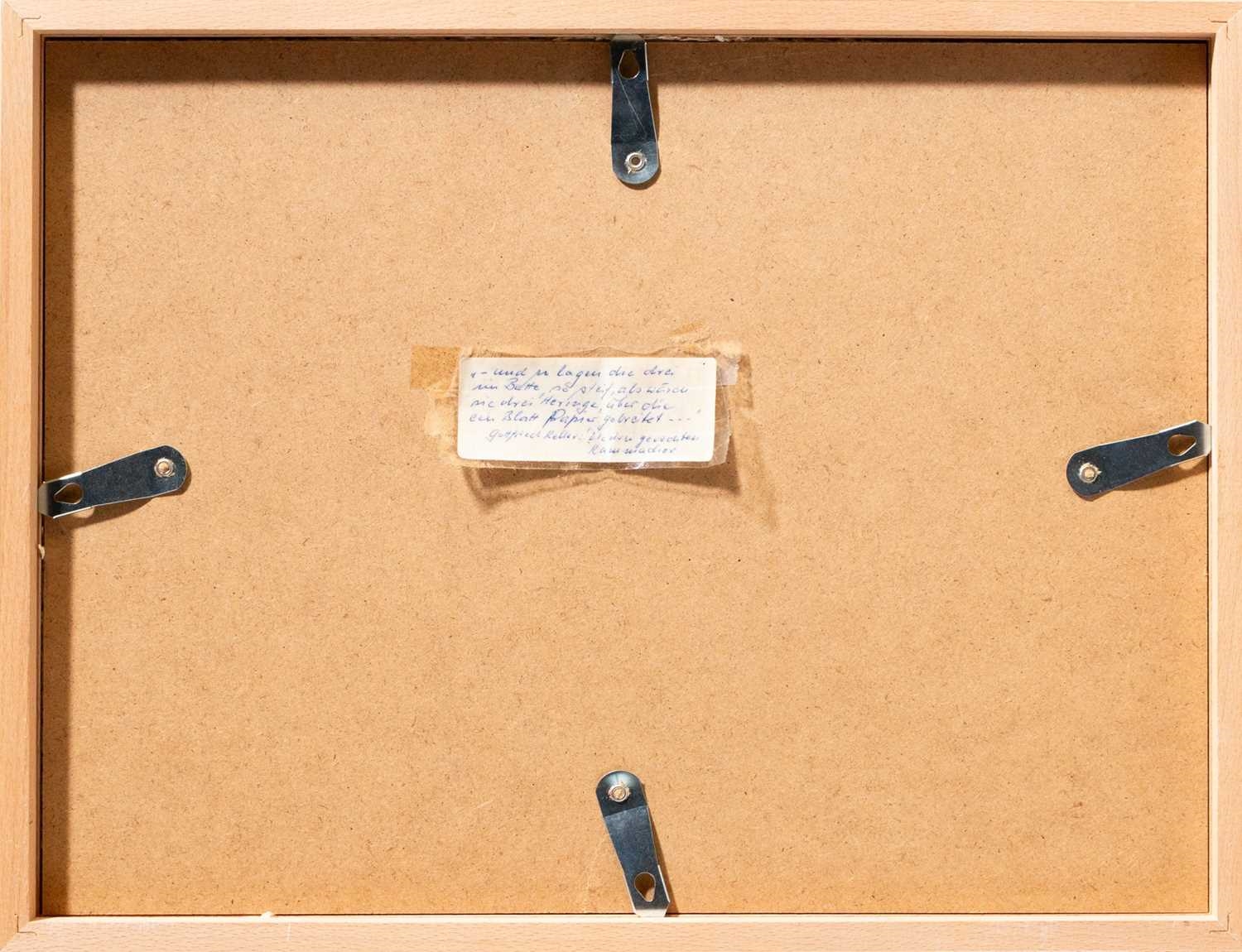 Artwork by Gotthard Graubner, Ohne Titel (Kissen, Made of Aquatinta-Radierung Auf Velin