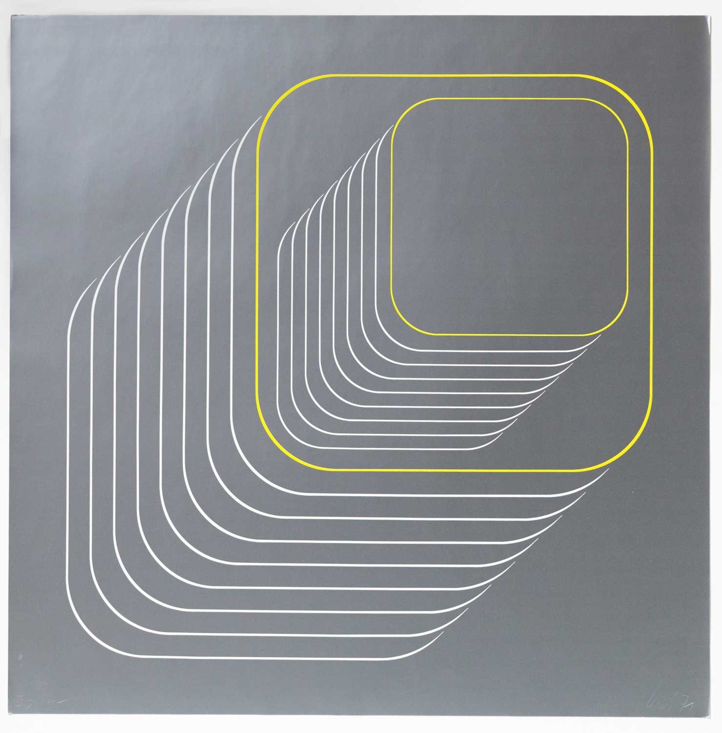 Artwork by Thomas Lenk, Untitled, Made of Farbserigrafie Auf Spiegelkarton