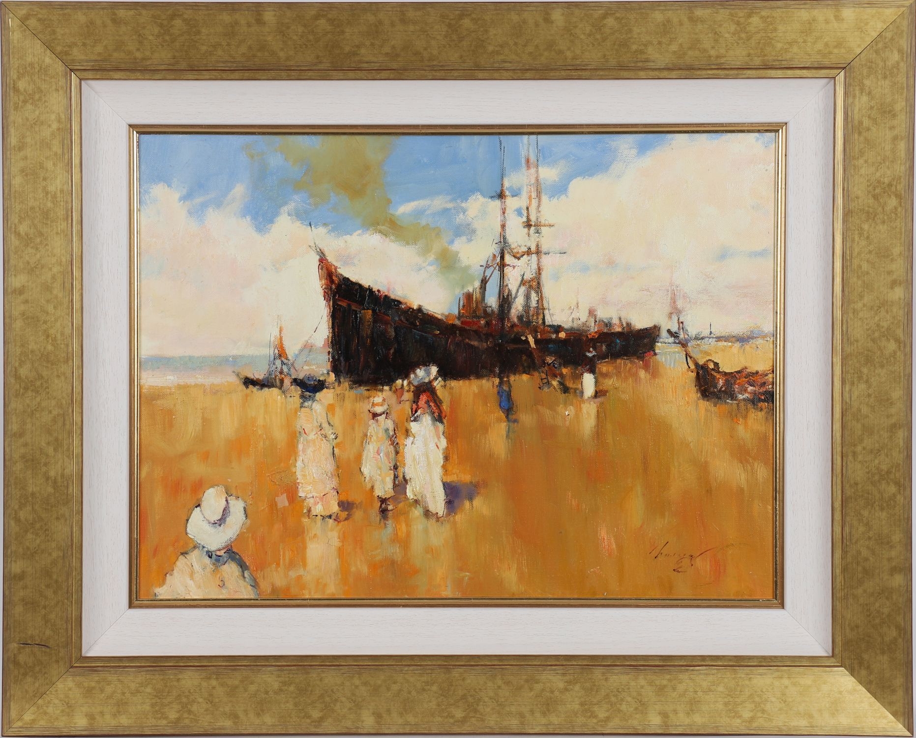 Artwork by Ken Moroney, KEN MORONEY (1949 - 2018, Made of Oil on Canvas