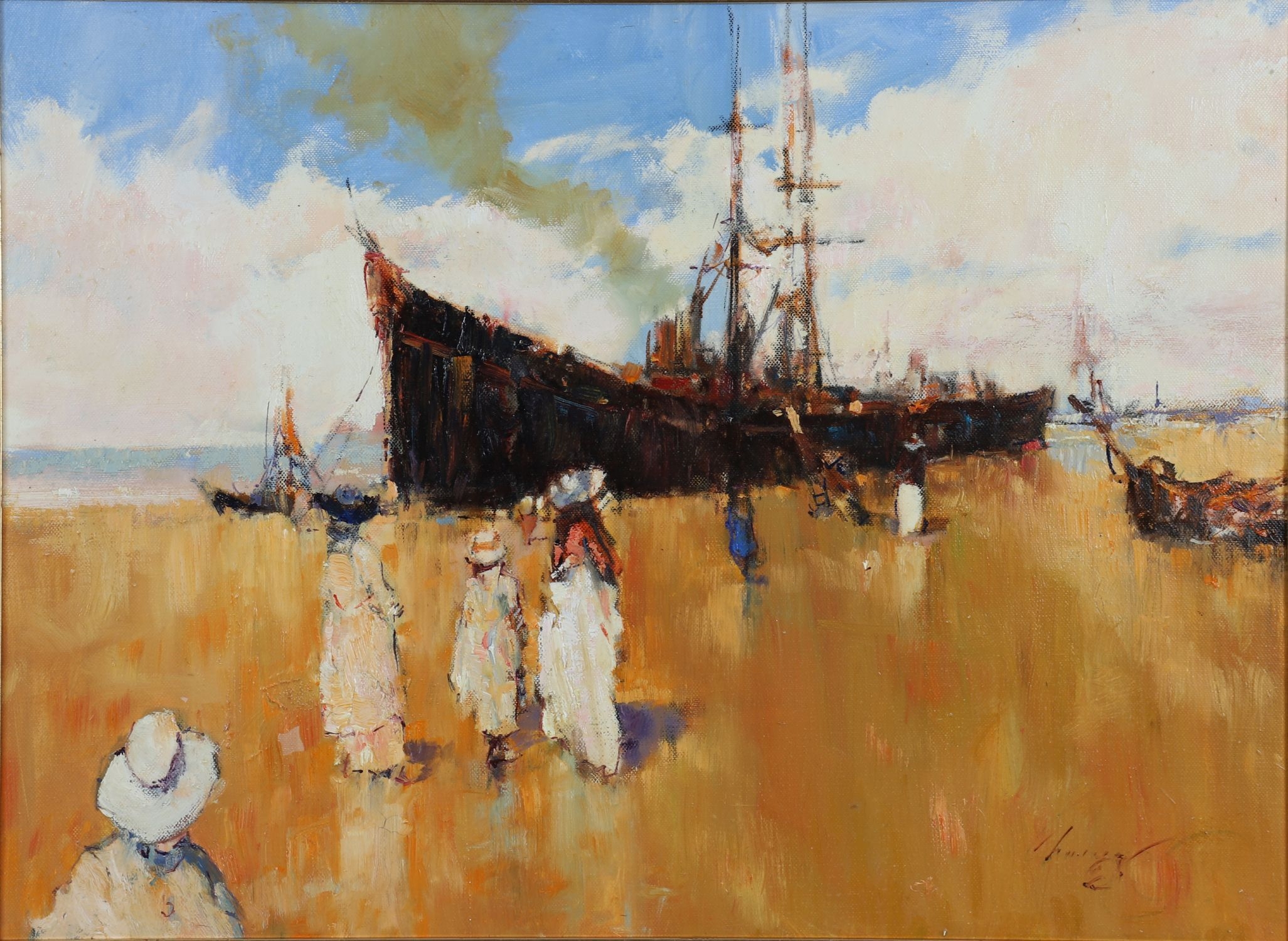 Artwork by Ken Moroney, KEN MORONEY (1949 - 2018, Made of Oil on Canvas