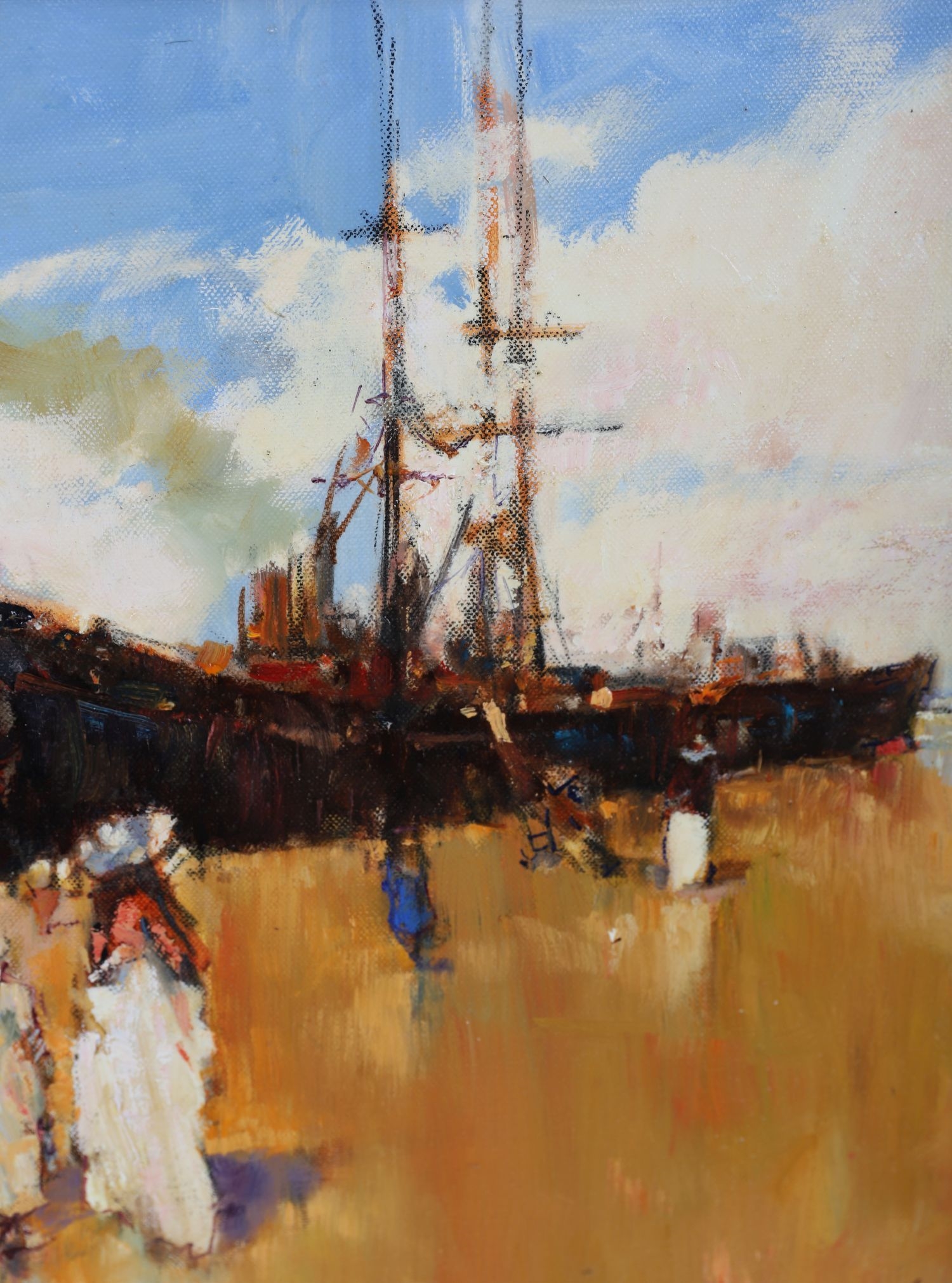 Artwork by Ken Moroney, KEN MORONEY (1949 - 2018, Made of Oil on Canvas