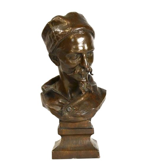Gaudez Bronze Bust by Adrien Etienne Gaudez