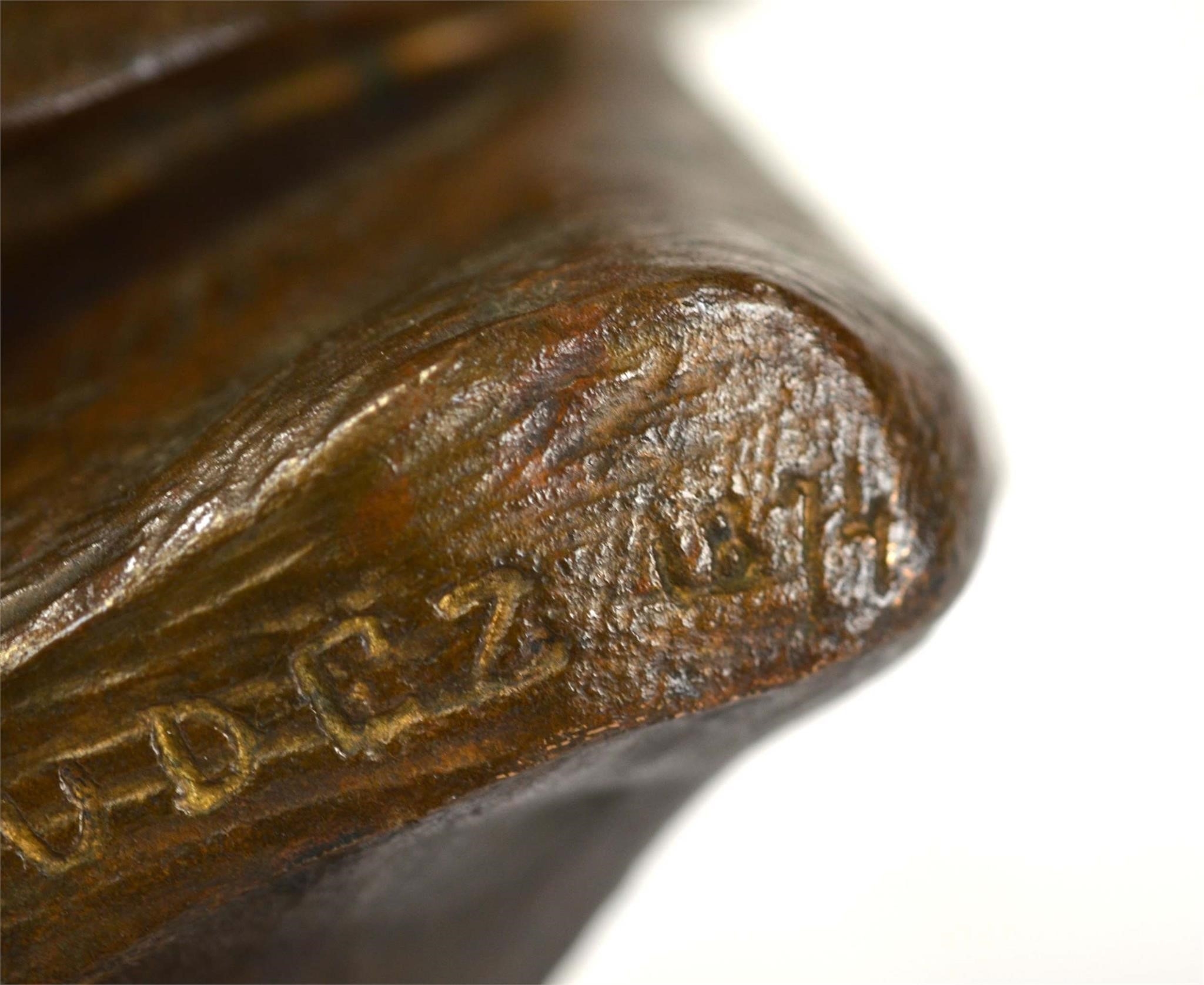 Artwork by Adrien Etienne Gaudez, Italian Bronze Figure of Middle East Bust, Made of bronze