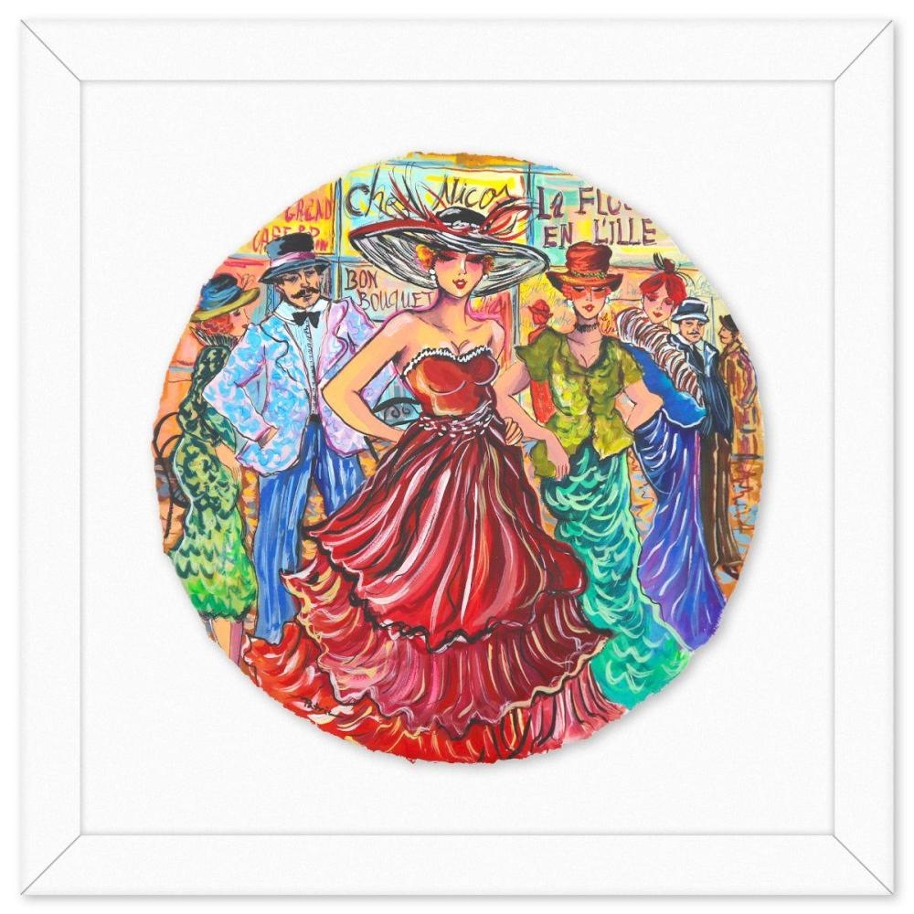 Artwork by Patricia Govezensky, Midnight Collision, Made of Original Watercolor