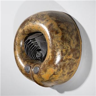 Object with spoons and cat head - Rolf Overberg