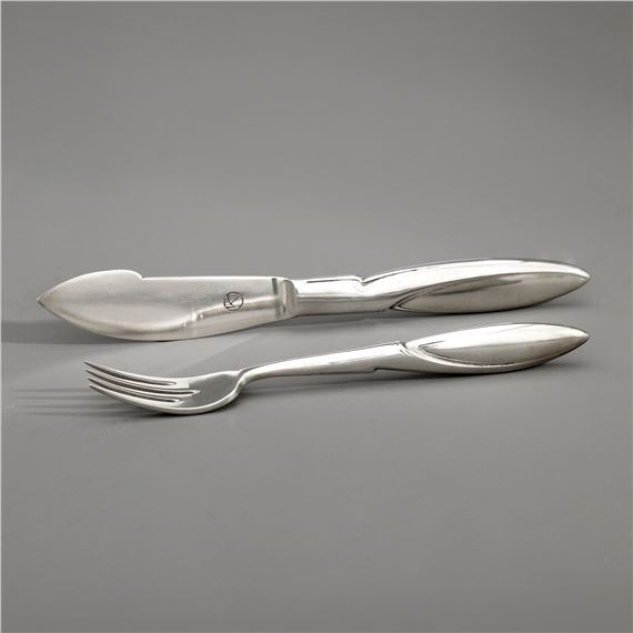 Fish knife and fish fork by Henry van de Velde, 1905/1906