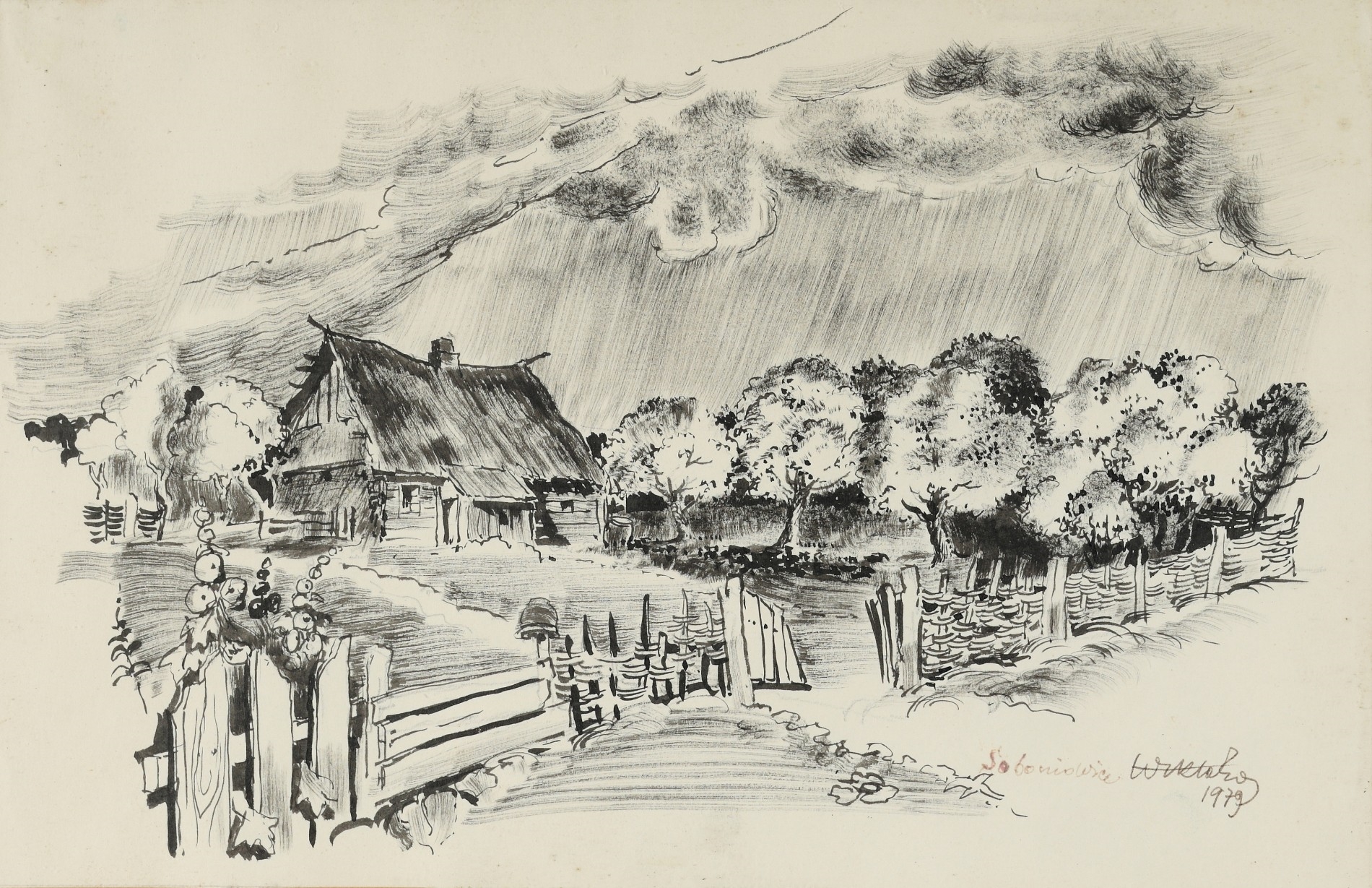 Wiktor Zin | Polska wieś (1979) | MutualArt