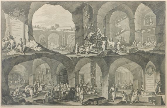 Das Salzbergwerk von Wieliczka - Johann Esaias Nilson