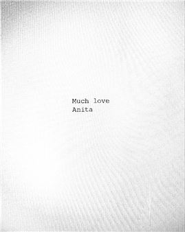 Much Love Anita: A group show in memory of Anita Beckers - Anita Beckers