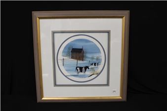 2 Milk Cows - P. Buckley Moss