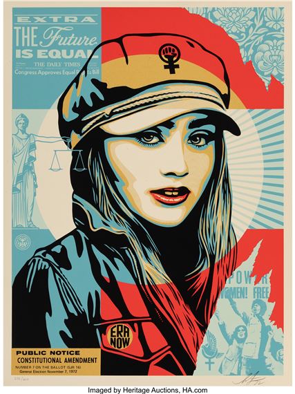The Future Is Equal by Shepard Fairey, 2022