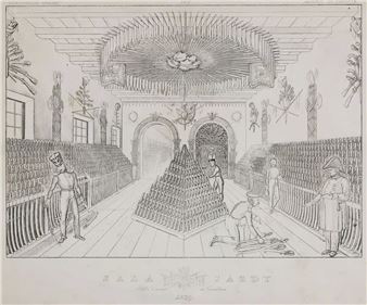 SALA JAZDY W ARSENALE WARSZAWSKIM - Jan Feliks Piwarski