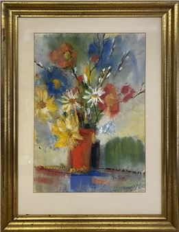 Floral Still Life - D.w. Crumb