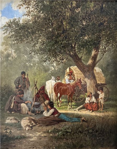 Rast am Bachverlauf - Franz Quaglio