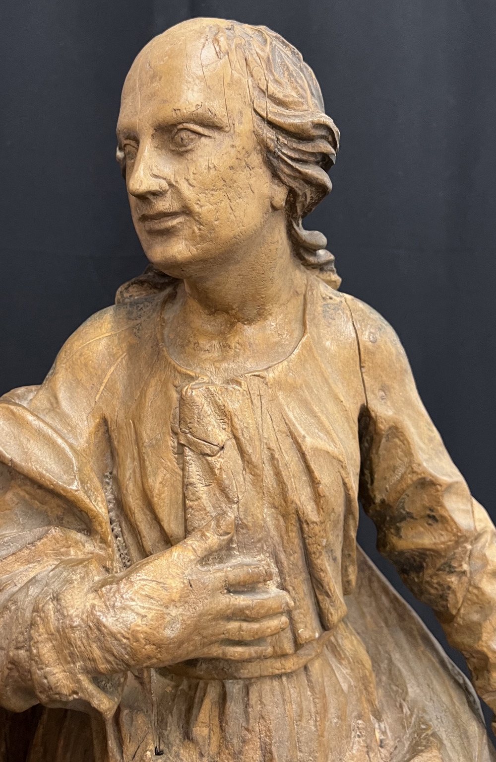 Artwork by Evangelist Johannes, Holzskulptur, Made of Wood