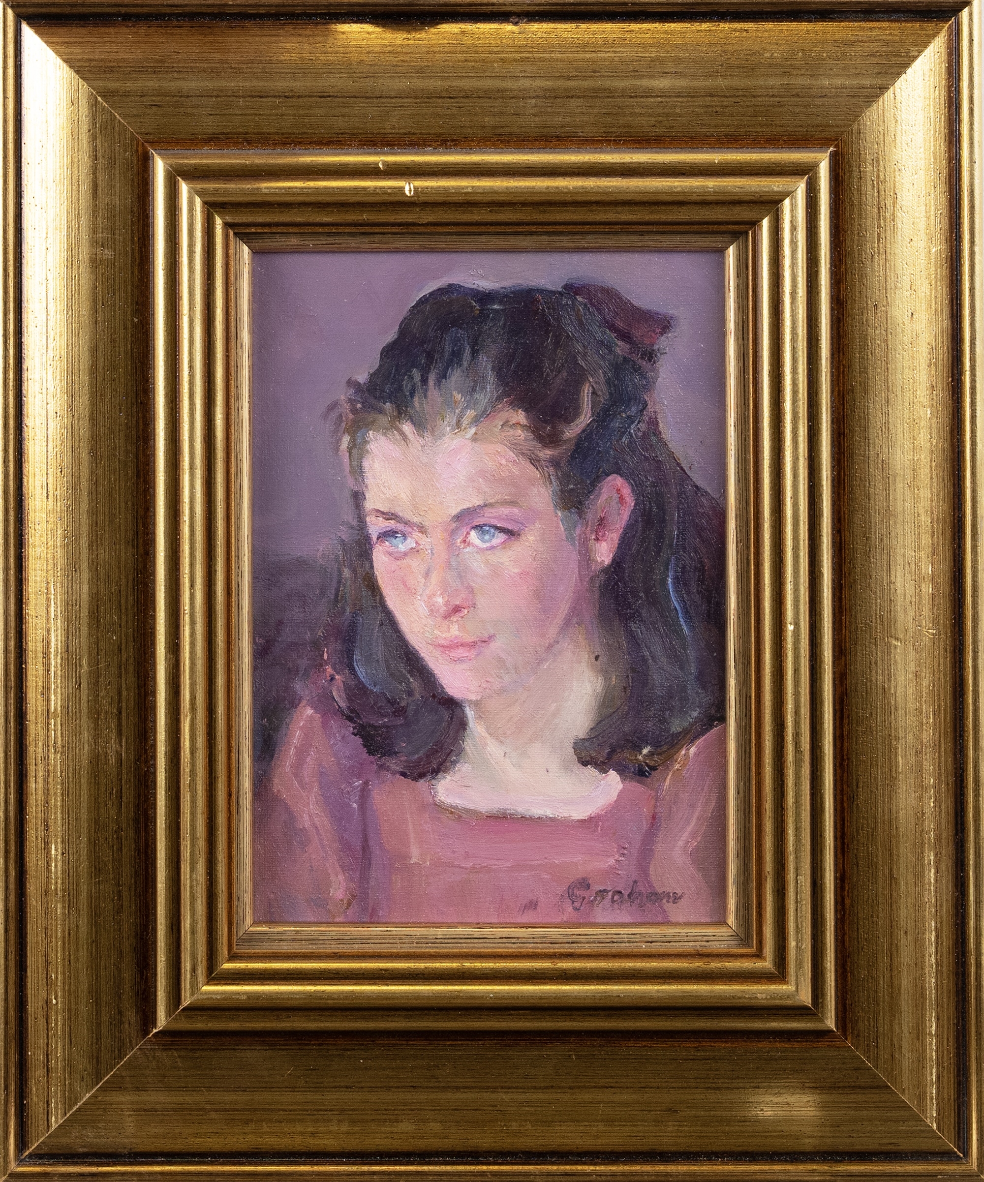 Artwork by Josephine Graham, YOUNG GIRL, Made of Mixed Media On Board