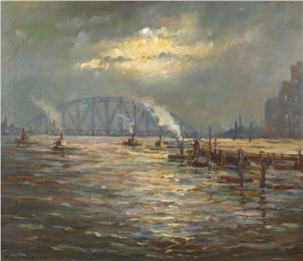 Rudolf Döring, Hamburger Hafen - Rudolf Döring