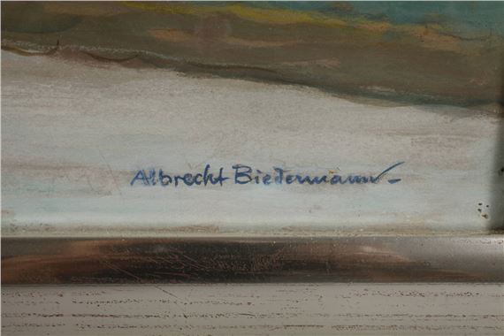 Die Elbe bei Dresden by Albrecht Biedermann, Anfang 20. Jh.