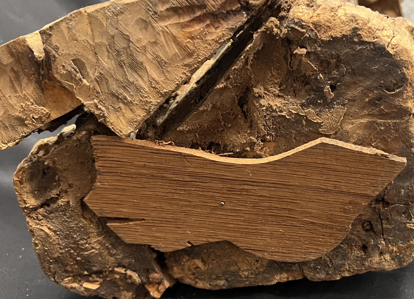 Artwork by Evangelist Johannes, Holzskulptur, Made of Wood