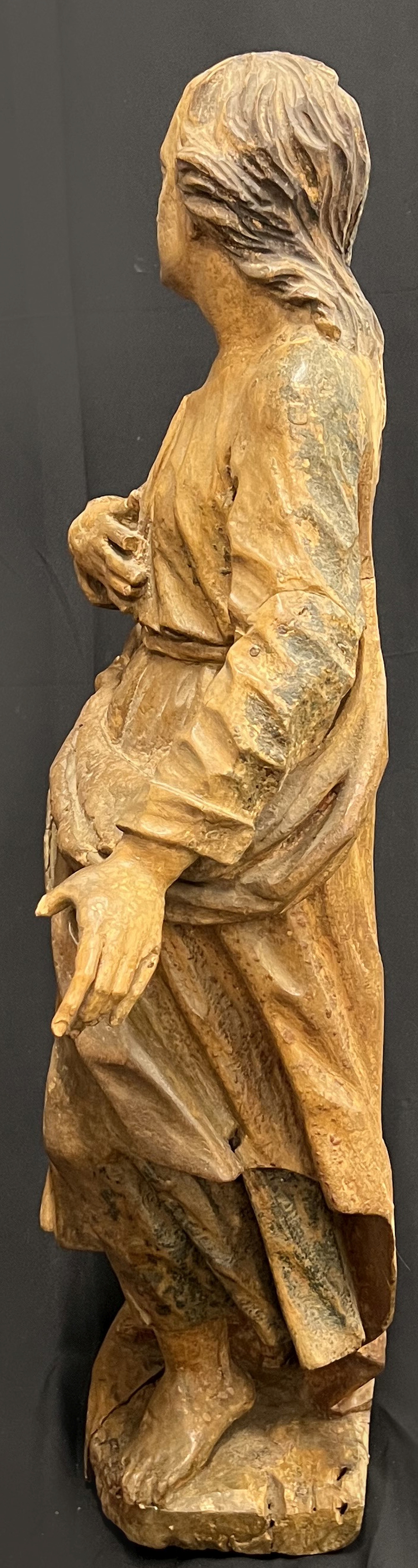 Artwork by Evangelist Johannes, Holzskulptur, Made of Wood