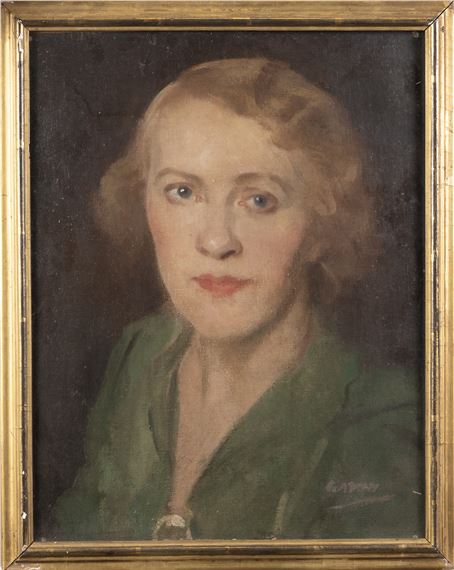 Portrait of Miss Raghild Mork by Malcolm Gavin