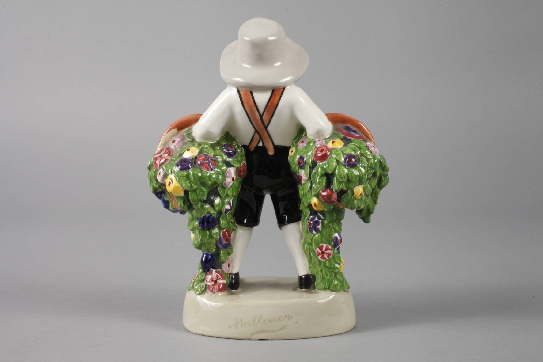 Artwork by Theodor Mallener, Goldscheider Wien Trachtenbursche, Made of Sculpture