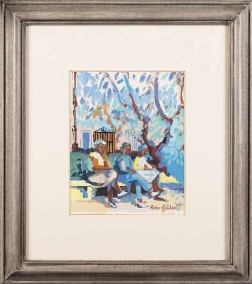 Graham Peter | ON THE BENCH (1989) | Artwork performance at auction ...