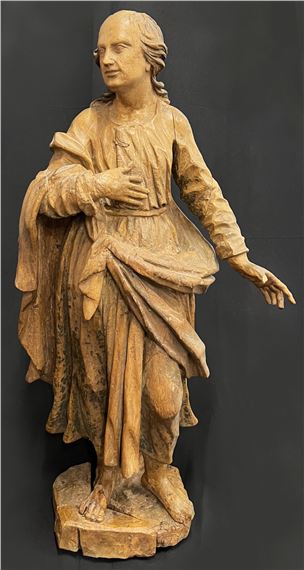 Holzskulptur - Evangelist Johannes