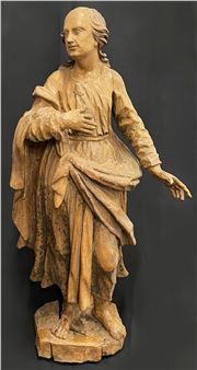 Holzskulptur - Evangelist Johannes