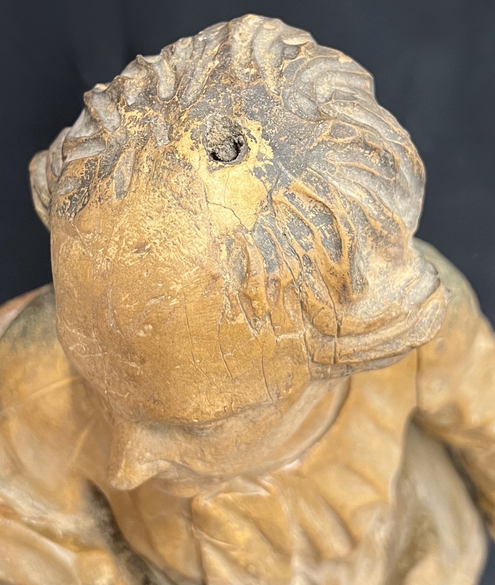 Artwork by Evangelist Johannes, Holzskulptur, Made of Wood