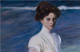 Masterpiece Story: Strolling along the Seashore by Joaquin Sorolla