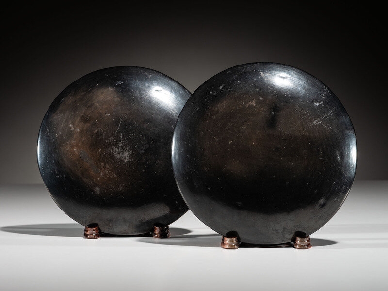 Artwork by Maria Montoya Martinez, Julian Martinez, Backware Plates, Made of Plates