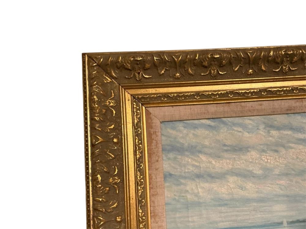 Artwork by Claude Robert, Coast Garden, Made of Oil On Canvas