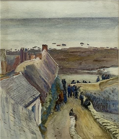 Awaiting the Return - Helen Allingham