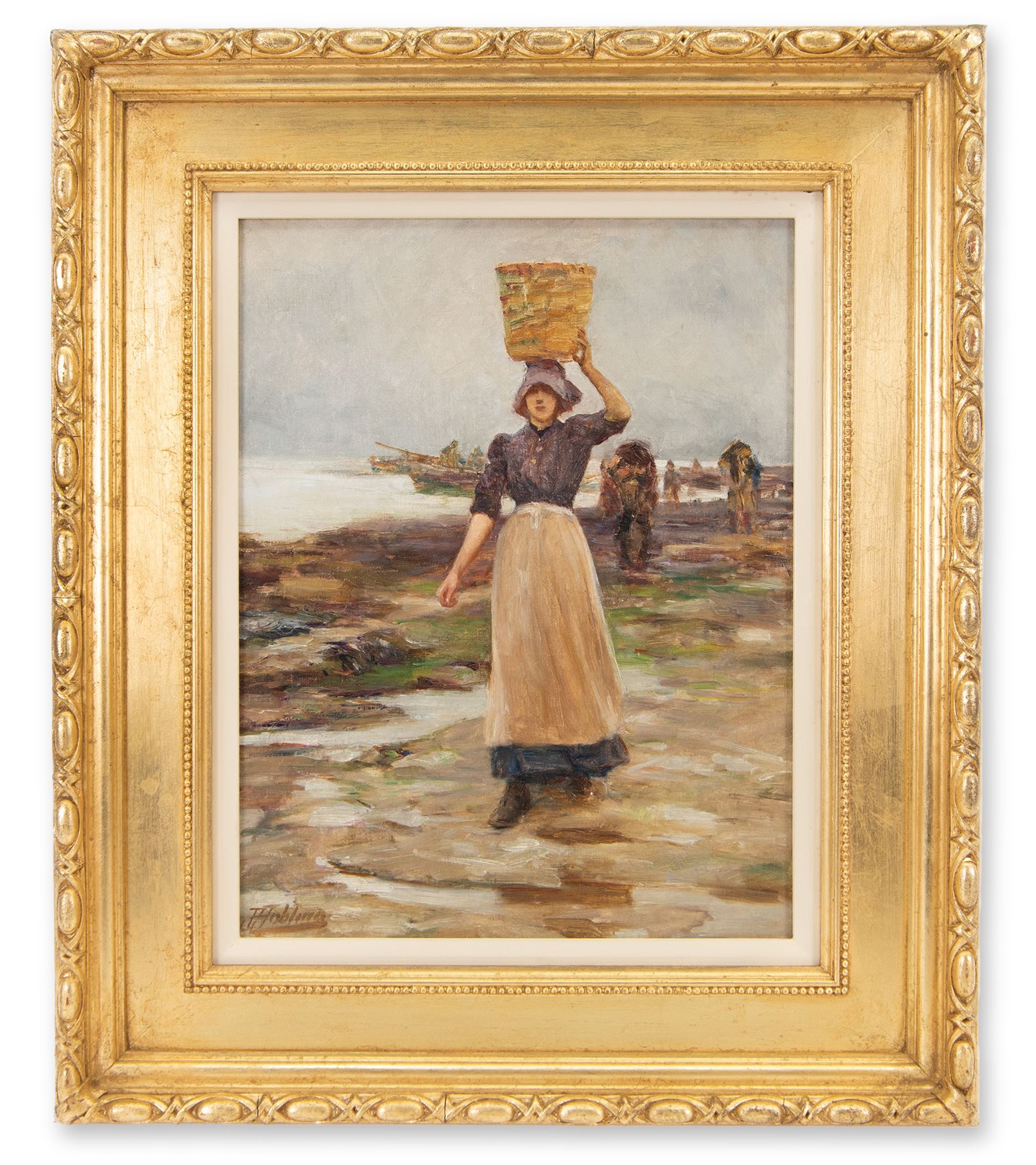 Robert Jobling | A Staithes Fishergirl | MutualArt
