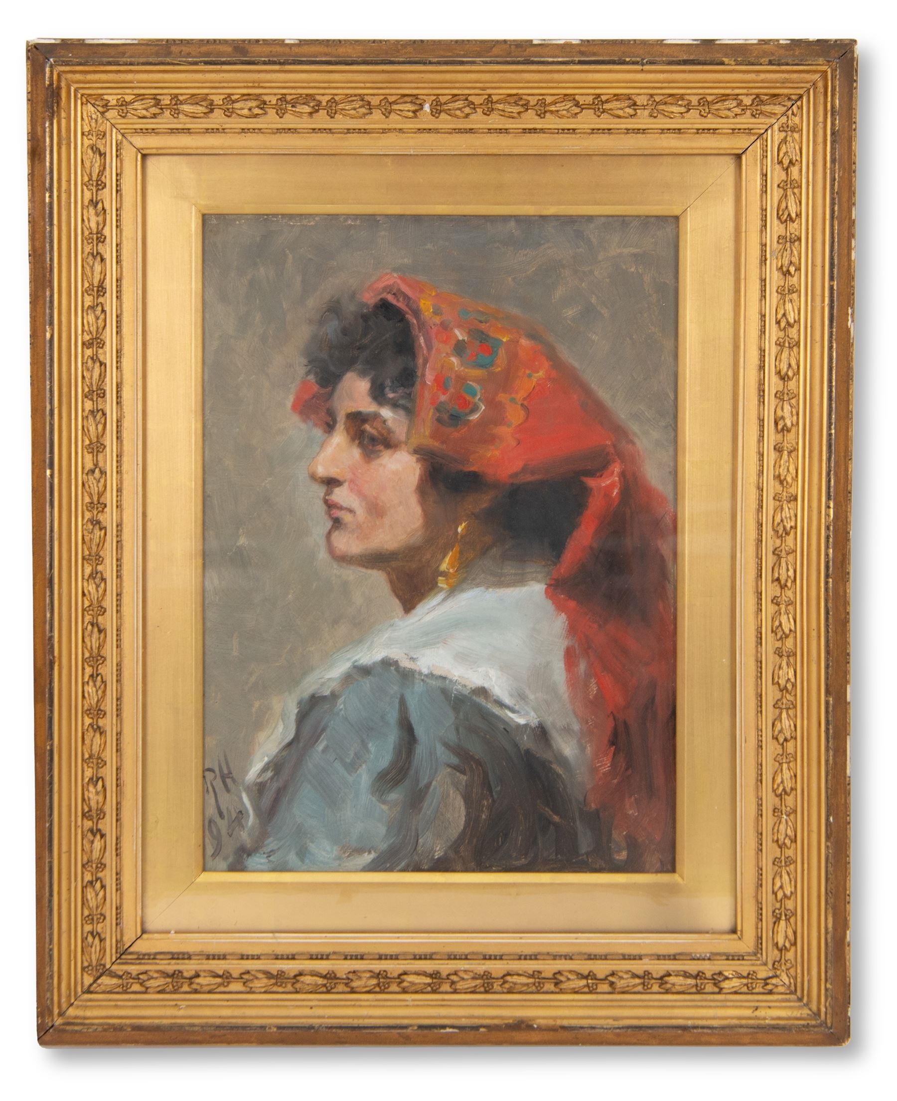 Ralph Hedley | Mrs Palma Fionda (1894) | MutualArt