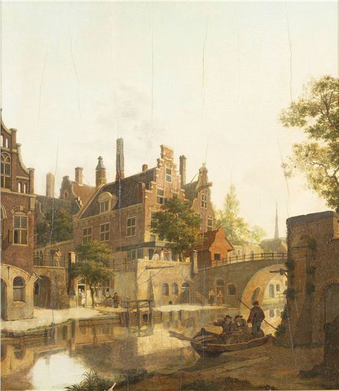Canal Scene - Jan Hendrik Verheijen