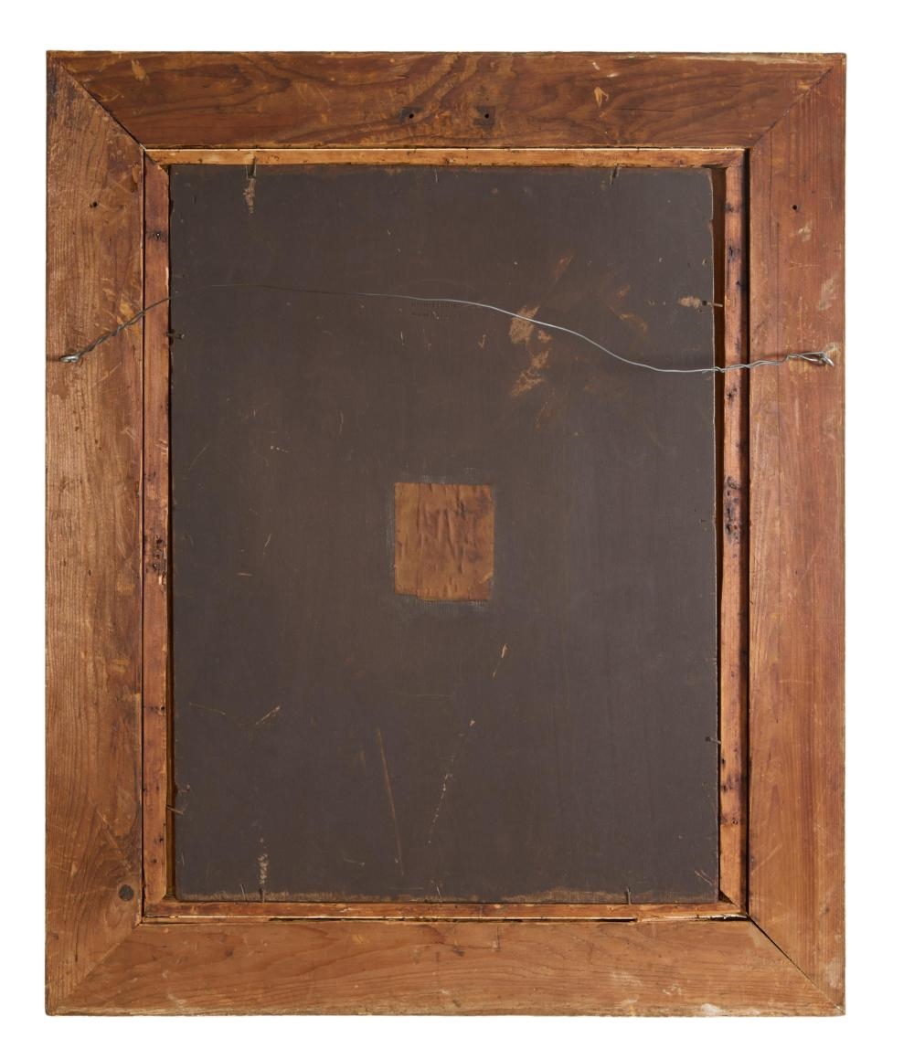 Artwork by William John Thomson, Portrait of a Lady in a Garden, Probably Mrs. William (Mary) Somerville (1780-1872, Made of Oil On Wood Panel