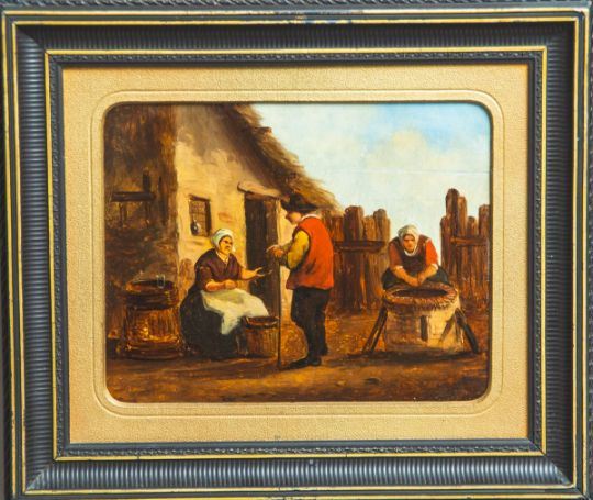 Bäuerliche Szenerie by Jo Brauer Stumpf, 17./18. Jh.