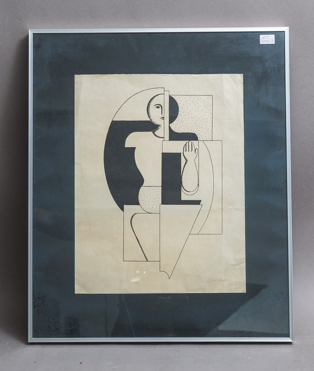 Artwork by Willi Baumeister, Apoll I, Made of lithograph
