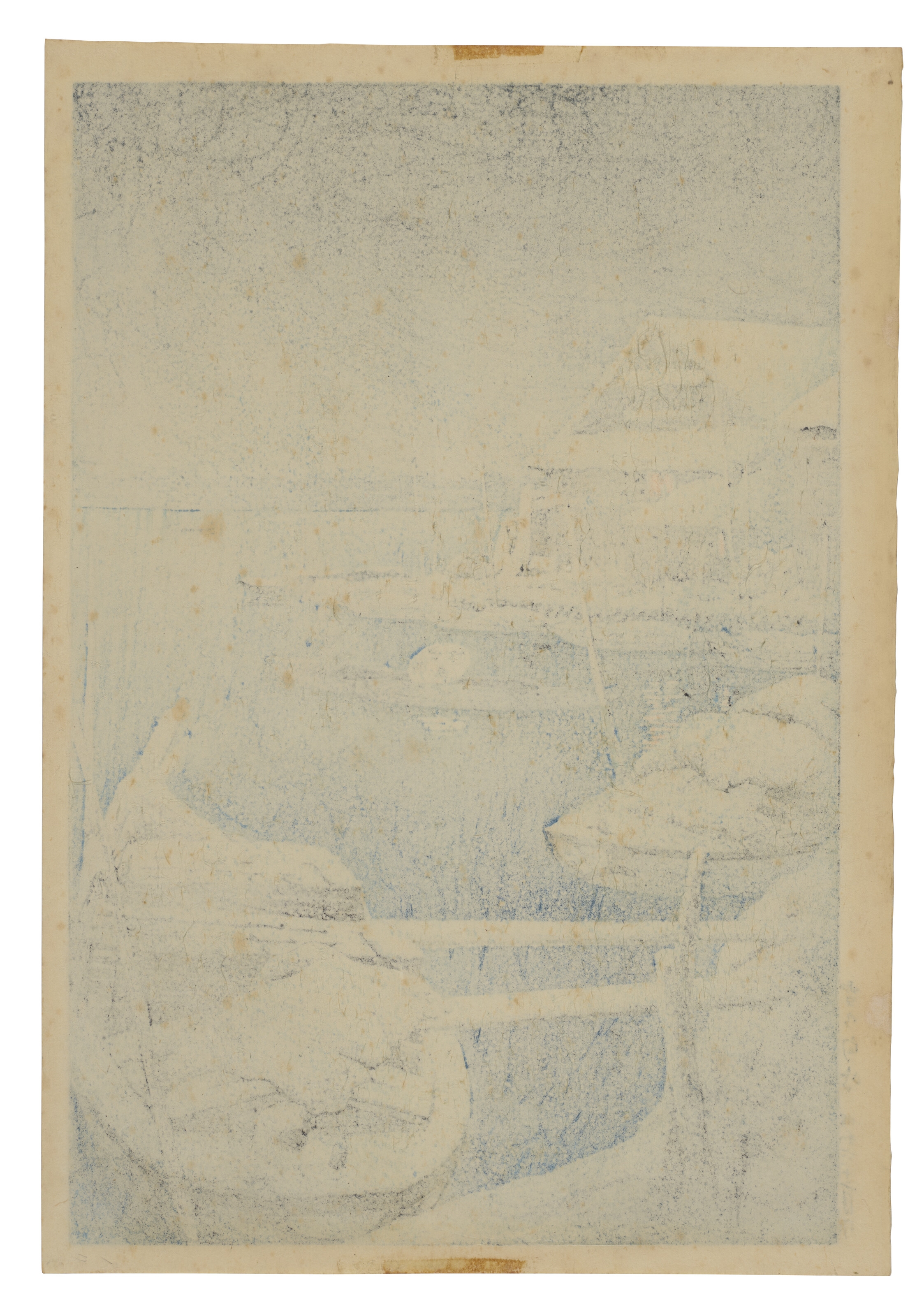 Artwork by Hasui Kawase, Yuki no Mukojima (Snow at Mukojima), Made of Woodblock print